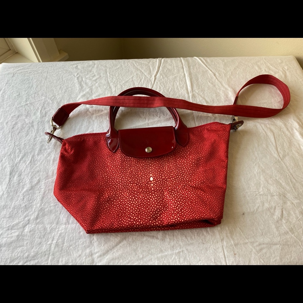 Longchamp Cute Red Dot Le Pilage